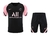 Kit de treino Paris Saint Germain Preto e Rosa 22- Nike Masculina