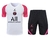 Kit Treino PSG Branco/Rosa 21 - Jordan Masculina