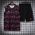 Kit Treino Manchester United Preto e Vermelho 21/22 - Adidas Masculina