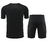 Kit Treino Manchester United Preto 23/24-Adidas Masculina - comprar online