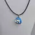 Colar Howlita Azul com Pingente Elefante– Símbolo de Harmonia e Sabedoria