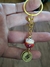 Chaveiro Gato da Sorte (Maneki Neko) com Moedas Chinesas e Guizo/Dourado - comprar online