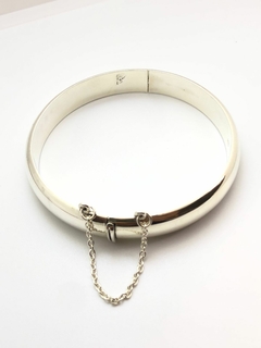 Bracelete Prata 925 Articulado Com Pega Ladrão
