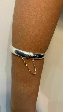 Bracelete Prata 925 Articulado Com Pega Ladrão - Happiness Acessórios Ltda  