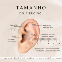 Piercing Argola Segmento Lisa