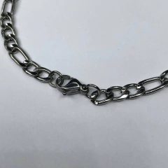 Pulseira 3x1 elo 5mm Aço - Happiness Acessórios Ltda  