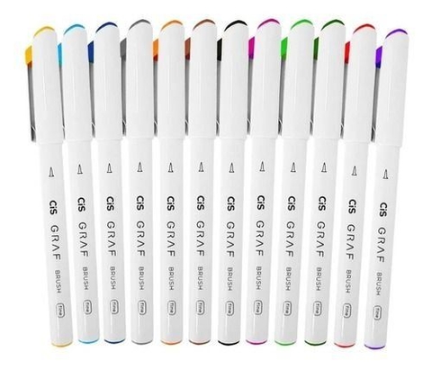 Marcador Cis Brush Graf Fine