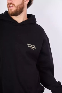 HOODIE BUILTTO - NEGRO - tienda online