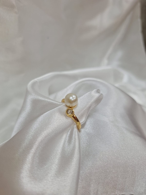 Anel pérola cristal ref 4330