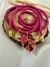 Cordão pink folha ref 3743