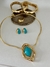 Colar pedra azul Tiffany ref 8557 - Aline Paiva Store