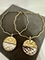Choker aro orgânico dois banhos ref 8844 - loja online