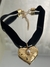 Choker veludo love pérola ref 8745 - comprar online