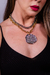 Colar Duplo mineral ref 3855