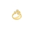 Anel cristal Shine ouro ref 5449 - comprar online