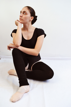Polainas lana negra largas - comprar online