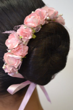 Rodetera de Flores rosas - comprar online