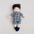Boneco de pano Mêidale Doll feito em tecido 100% de algodão, enchimento antialérgico, rostinho bordado, cabelo em microsoft. Personalizável.

Feito à mão, mede aproximadamente 27 cm de altura. Todas as roupas e acessórios são removíveis. Rostinho bordado.