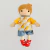 Boneco de pano Mêidale Doll feito em tecido 100% de algodão, enchimento antialérgico, rostinho bordado, cabelo em microsoft. Personalizável.

Feito à mão, mede aproximadamente 27 cm de altura. Todas as roupas e acessórios são removíveis. Rostinho bordado.