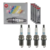 Vela de Ignição NGK FR7DP-DEG Vw Bora 09/12 Jetta 10/17 Golf 08/12 Polo 08/12 Todos com Motor 2.0 8v Flex