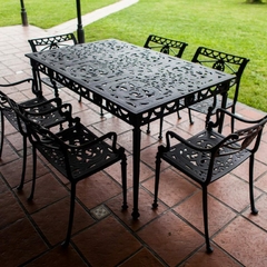 Juego Sutra, mesa y 6 sillas