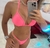 Biquíni marquinha texturizado rosa neon - comprar online