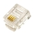 CONECTOR RJ11 MACHO 6X4 - LKMOD6X4 - LINK+