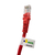 PATCH CORD U/UTP 24 AWG CAT.6 2,5MT VERMELHO HOM. ANATEL - LMPC625VM - LASTMILE