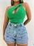 Short Jeans Flores Coloridas na internet