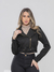 Jaqueta Suede Camurça Fivela Botão Cinto Premium - Espaço VY Jeans