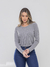 Blusa manga longa pedras