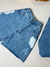 Short Jeans Feminino Básico Puído Com Bolso na internet