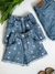 Short Jeans Feminino Coração Rosa Com Bolso Melhor Qualidade