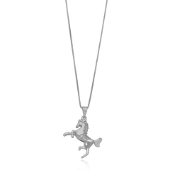 Colar Cavalo Micro Zircônia