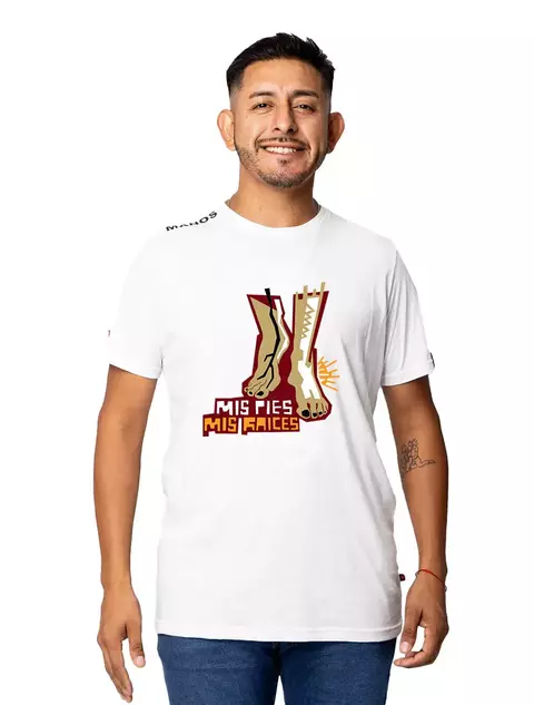 Remera Mis pies mis raíces - comprar online