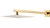 DUCHA INOX CHUVEIRO PREMIUM QUADRADO DOURADO INOX COM BRAÇO 20X20