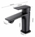 TORNEIRA MONOCOMANDO MISTURADOR BAIXA BALE PRETO FOSCO - Royale Torneiras