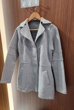 Blazer de Moletom feminino forrado com botões cor cinza - SURRADO CLOTHES