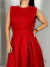 VESTIDO MAX MIDI ALFAIATARIA VERMELHO na internet
