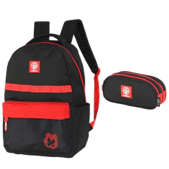 KIT Mochila de Costas OFICIAL ENALDINHO Luxcel MS47511 Preto - comprar online