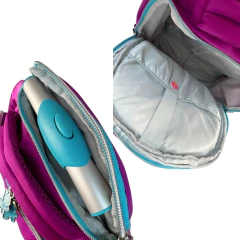 Kit Mochila de Rodinhas Oficial REBECCA BONBON RB24023 Roxo - Arrivata