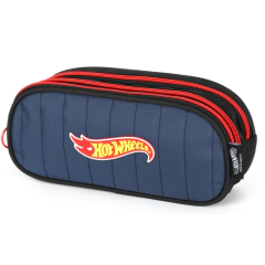 Estojo triplo Oficial HOT WHEELS azul Luxcel ET47790HW - Arrivata