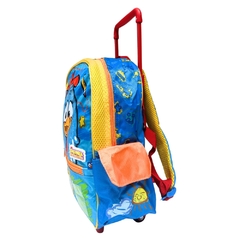 Kit Mochila de Rodinhas e Lancheira GALINHA PINTADINHA Clio na internet