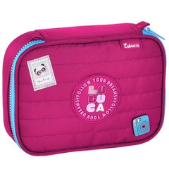 Estojo Box 100 Pens em Nylon OFICIAL LULUCA LU24640