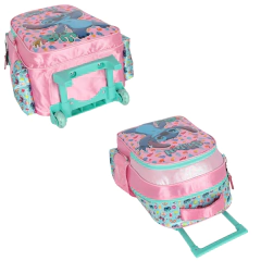 Kit Mochila de Rodinhas STITCH DISNEY Luxcel IC41552SC Rosa - loja online