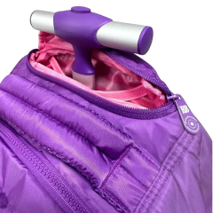 Kit Mochila de Rodinhas Oficial Rebecca Bonbon RB24544 Roxo - Arrivata