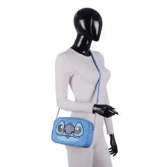 Bolsa Transversal Couro Eco Oficial STITCH DISNEY - Luxcel - loja online