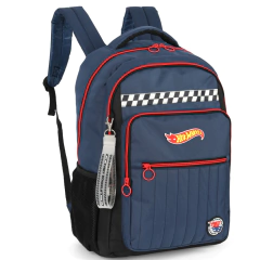 Mochila Juvenil de Costas HOT WHEELS Azul Luxcel MS47786HW