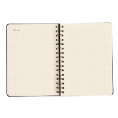 Agenda Planner Wire-o 2025 Pólen Diária A5 AROMAS AZUL - Arrivata