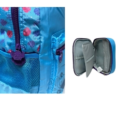 Kit Mochila de Costas STITCH DISNEY Clio TS24632 azul-roxo na internet